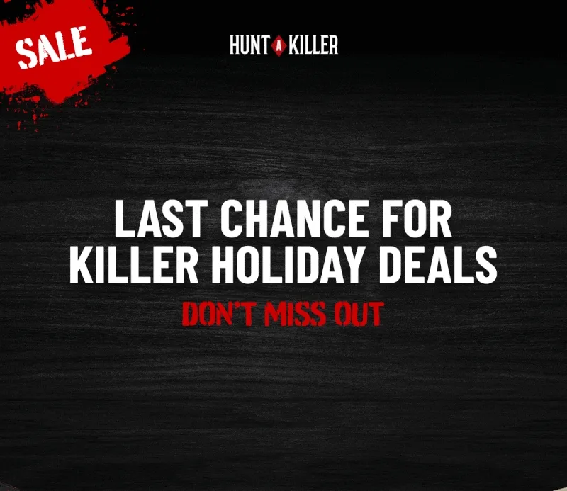 LAST CHANCE FOR KILLER HOLIDAY DEALS