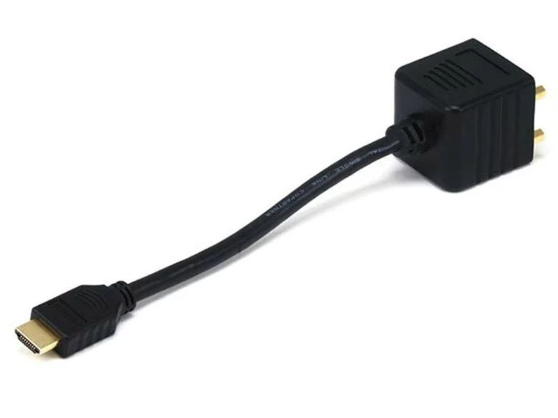 Video Splitter - HDMI Male to 2x DVI-D Female