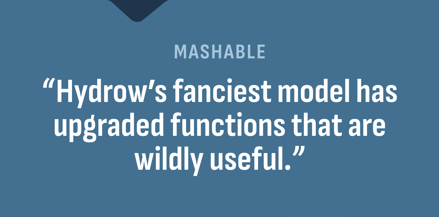 Mashable. Hydrow's fanciest model has upgraded functions that are wildly useful.