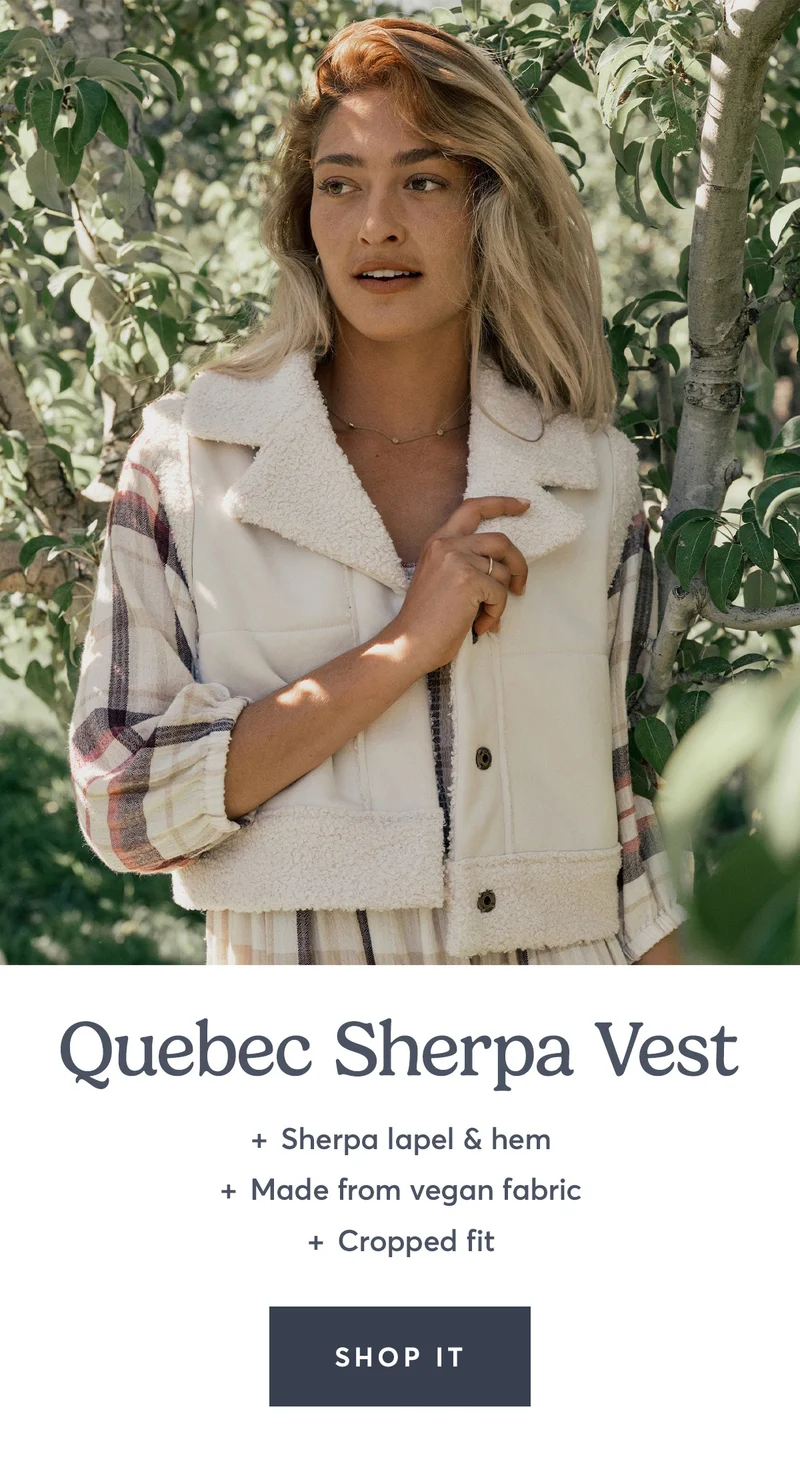 Quebec Sherpa Vest