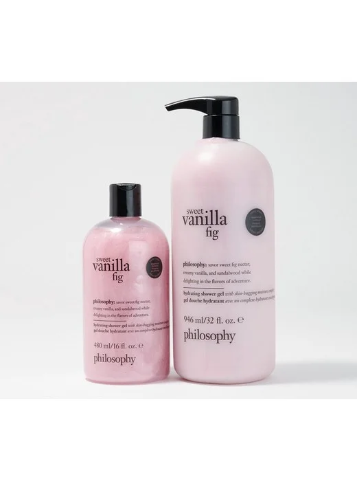 philosophy fresh, creamy & sweet shower gel duo
