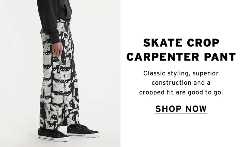 SHOP SKATE CROP CARPENTER PANT