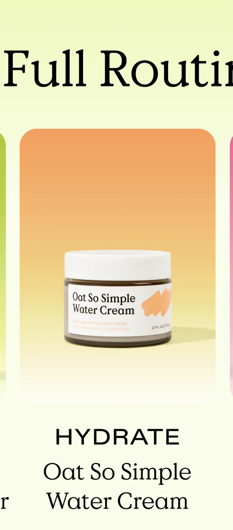 Oat so simple water cream