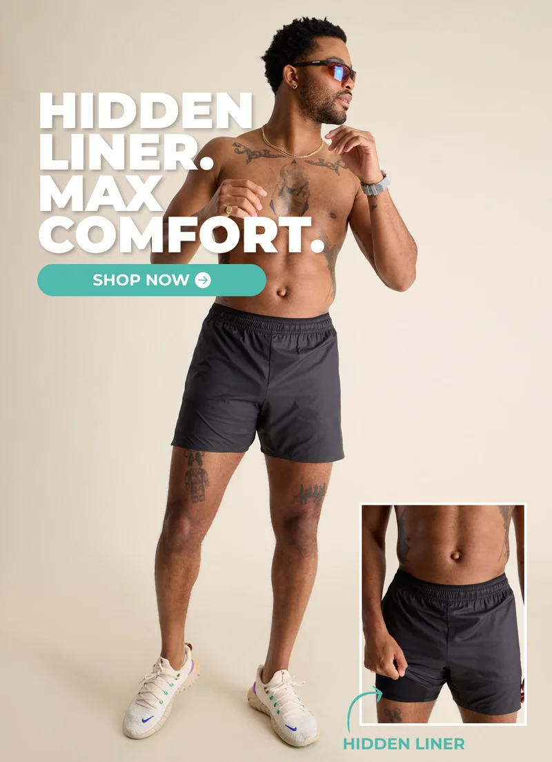 HIDDEN LINER. MAX COMFORT.