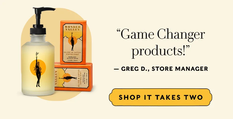 Oil Cleanser & Exfoliant: “Game Changer products!” Greg D., Store Manager   SHOP IT TAKES TWO