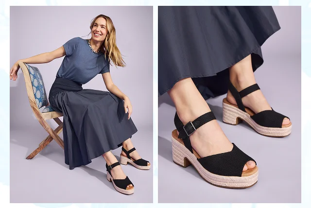 Isla Peep Toe Heeled Sandal - Image