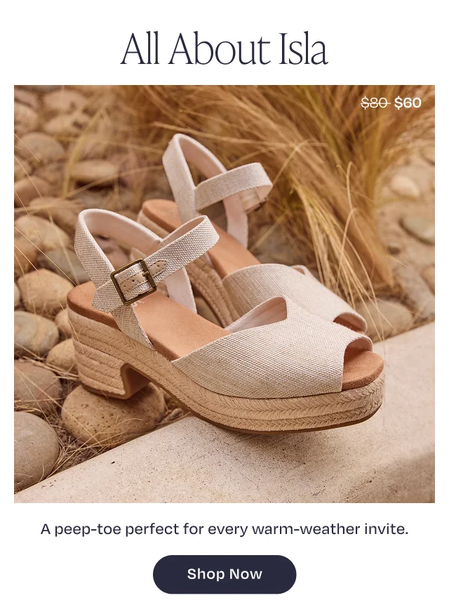 Isla Peep Toe Heeled Sandal - Image