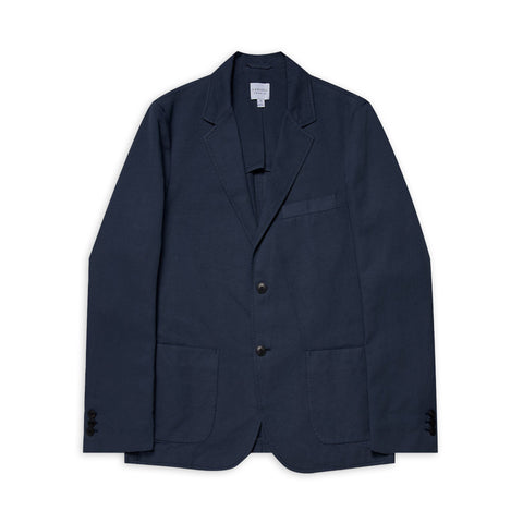 Sunspel Cotton Linen Unstructured Blazer