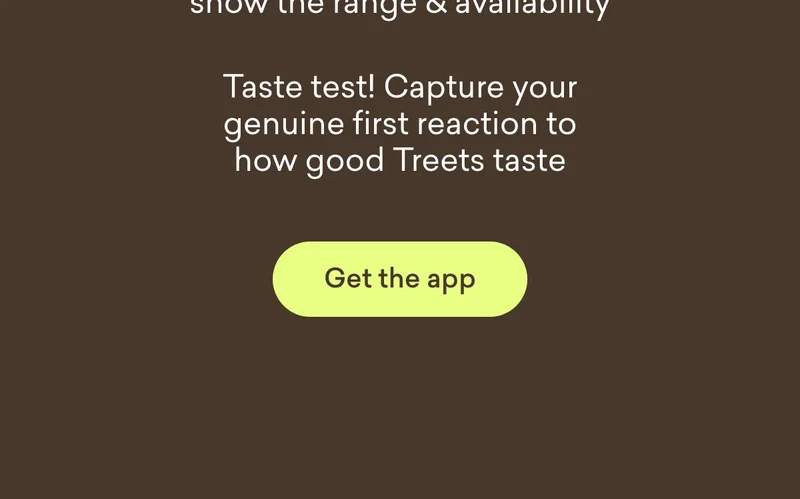 Taste test! Capture your genuine first reaction to how good Treets taste