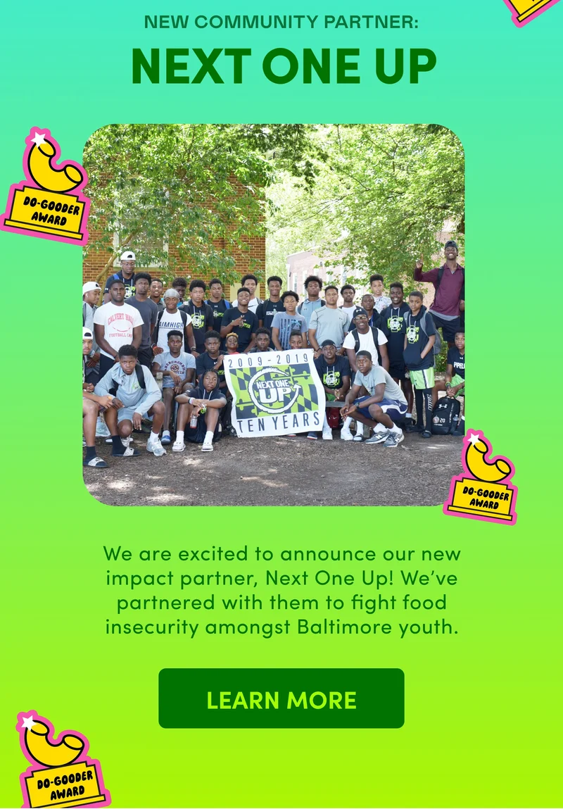 New community partner: Next One Up