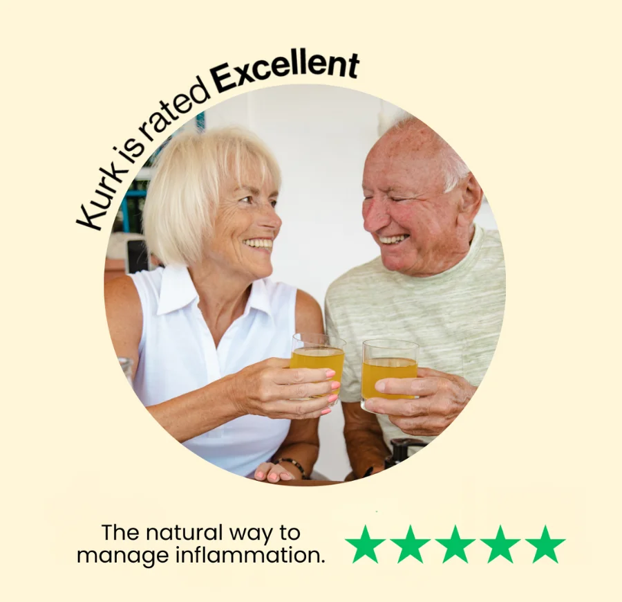 Kurk is rated excellent | The natural way to manage inflammation