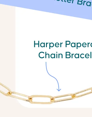 Harper Paperclip Chain Bracelet