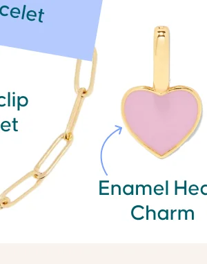 Enamel Heart Charm
