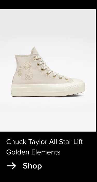 Shop: Chuck Taylor All Star Lift Golden Elements