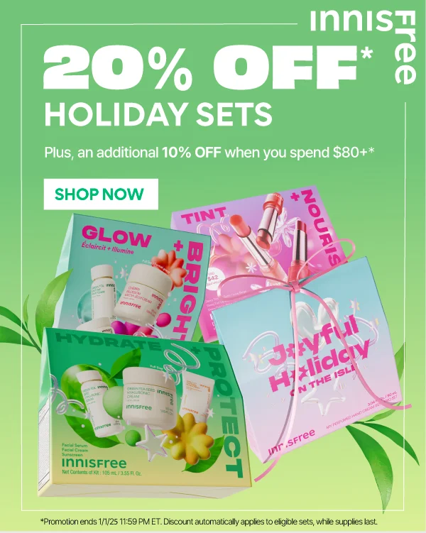 20% OFF HOLIDAY SETS