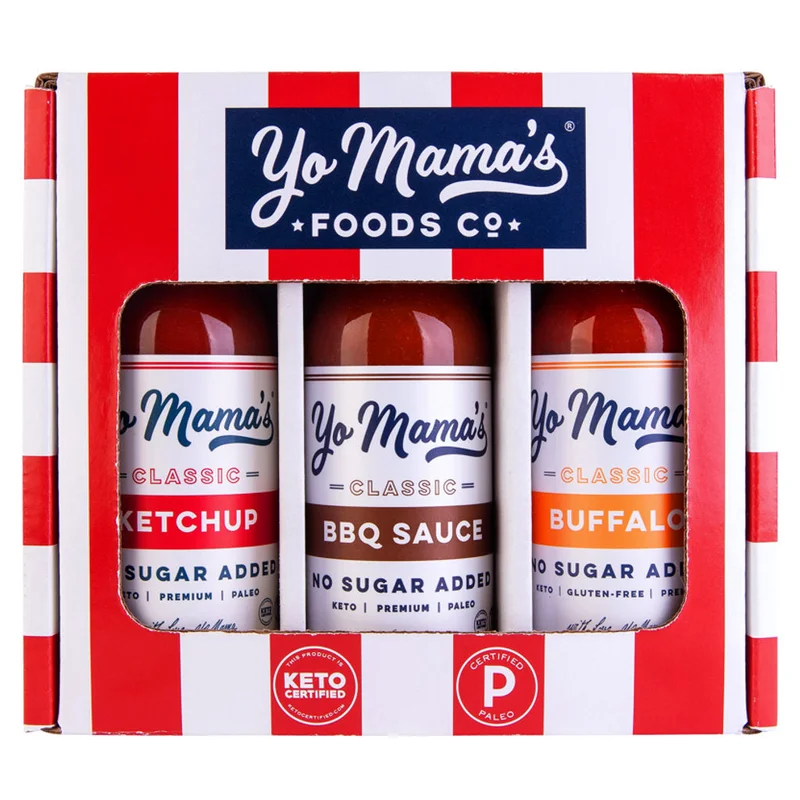 Image of Yo Mama's Grilling KETO Condiment Gift Set (3-Pack)