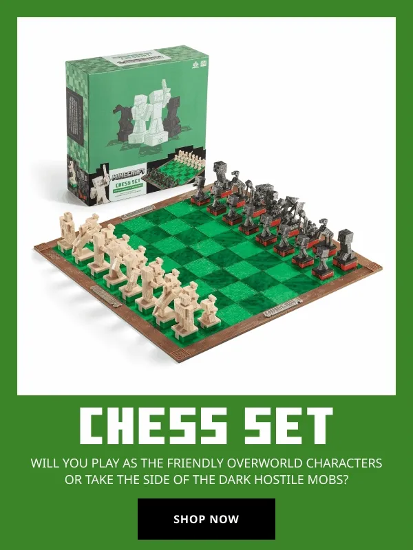 Shop the Minecraft Chess Set!