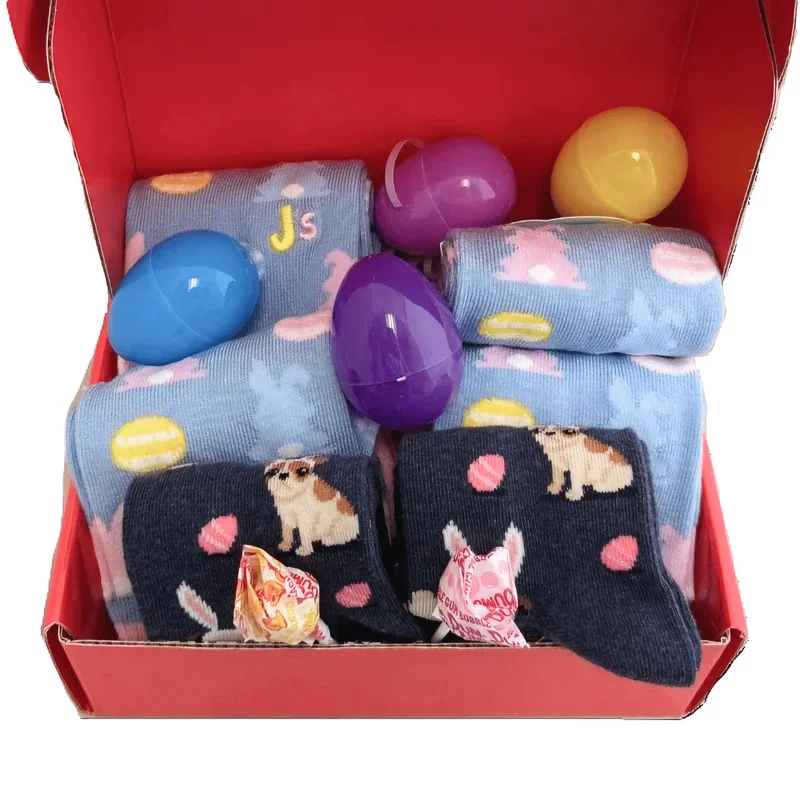 Image of Easter Family Gift Box of Socks