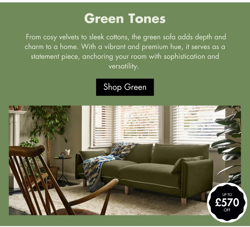 Green Tone Sofa