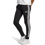Essentials 3-Stripes French Terry Cuffed Pants