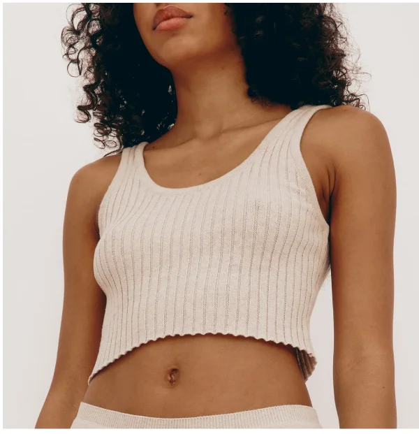 True Knit Crop Tank Top