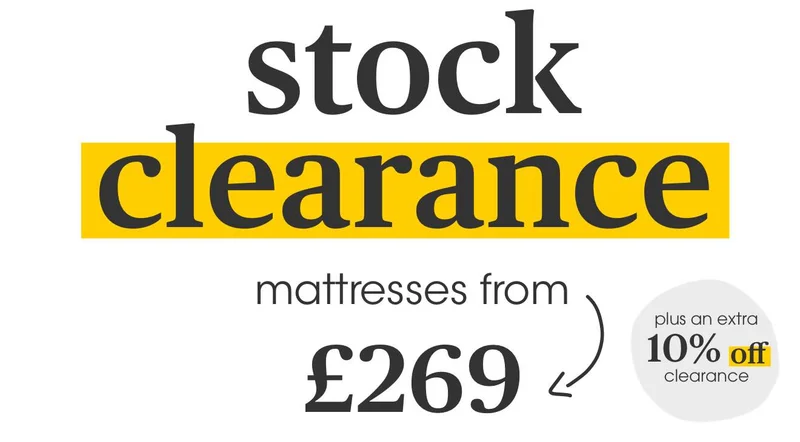 up to 50% off mattresses