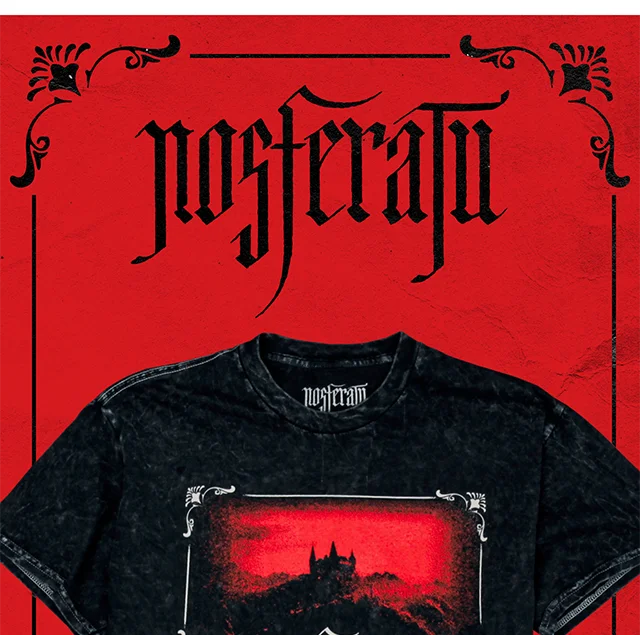 Nosferatu Only in theaters Christmas Day! Shop Now