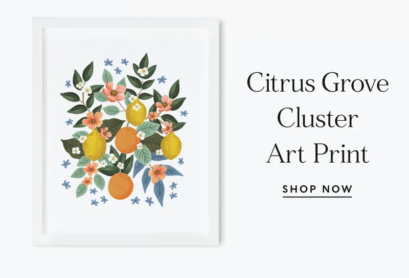 Shop Citrus Grove Cluster Art Print