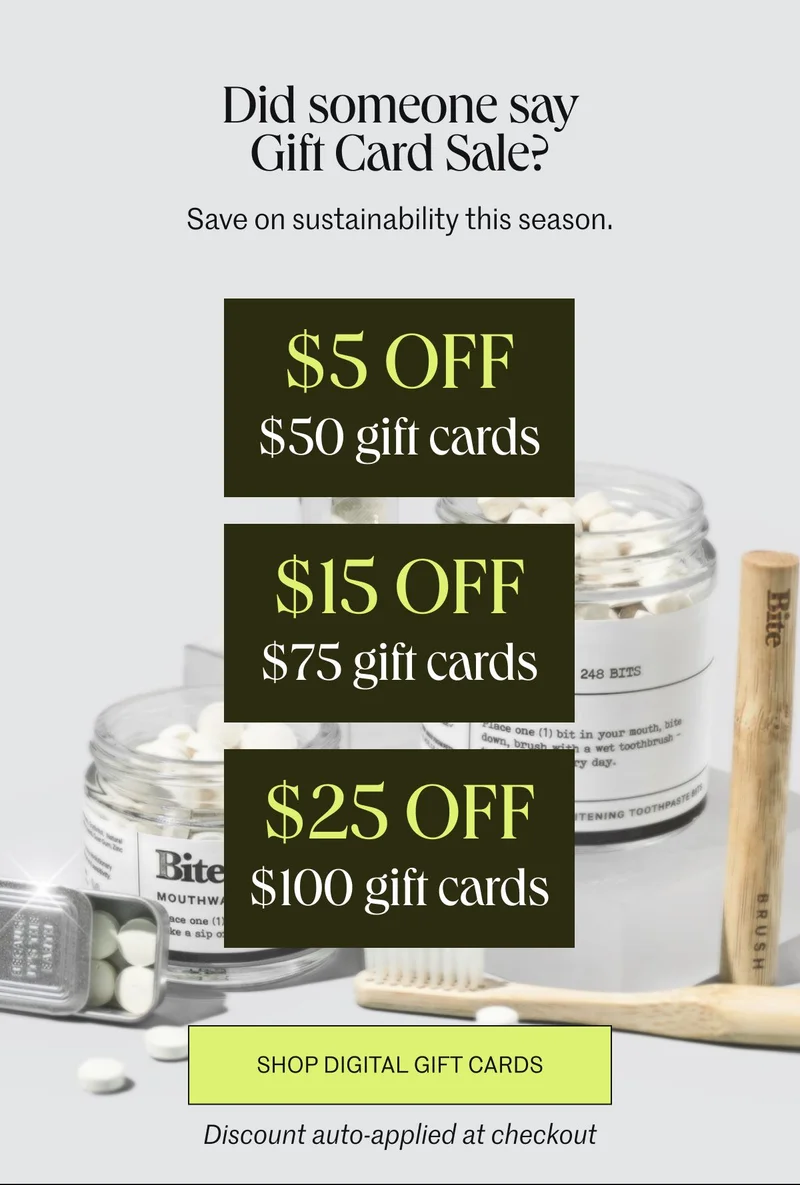 Did someone say gift card sale?