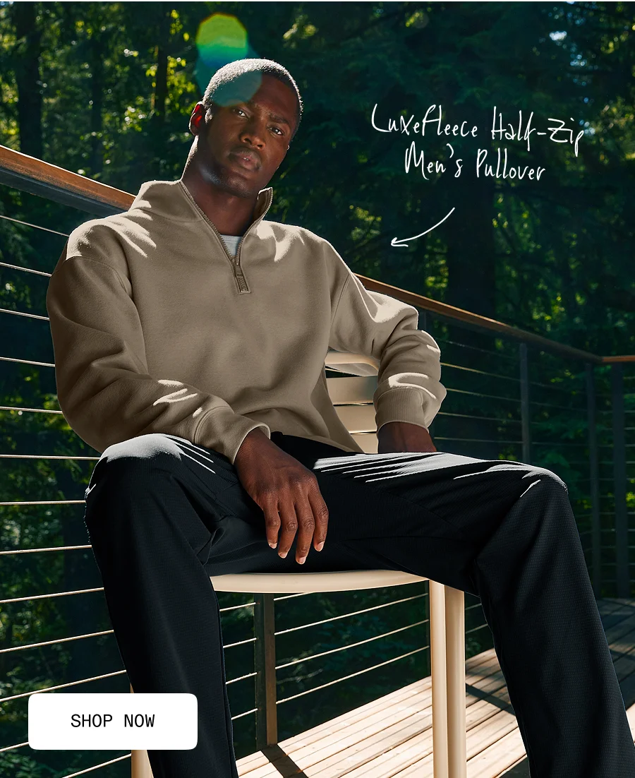 LuxeFleece Half Zip Men's Pullover