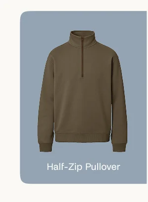 LuxeFleece Half Zip Men's Pullover