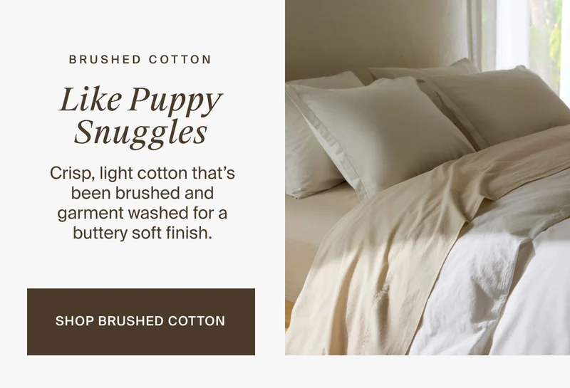 Shop Brushed Cotton Bedding