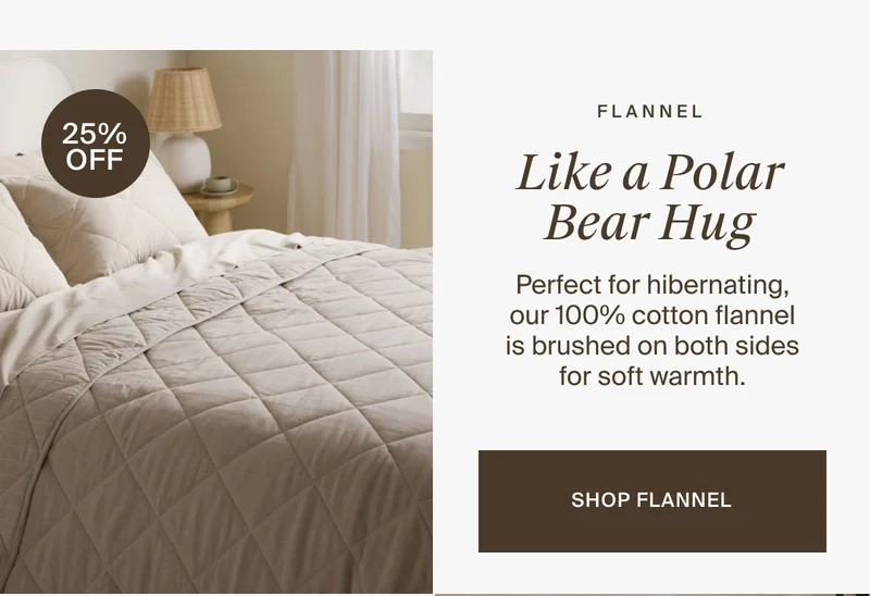 Save on Flannel Bedding