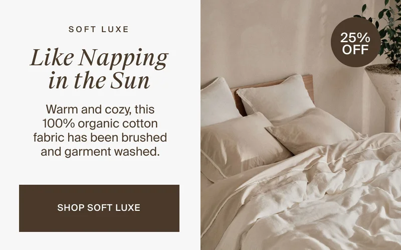 Shop Organic Soft Luxe Bedding