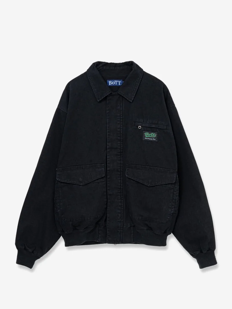 Image of BoTT Canvas Work Jacket - Black