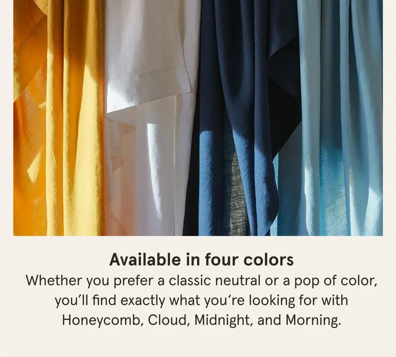 Available in four colors
