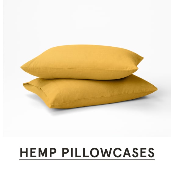 Hemp pillowcases