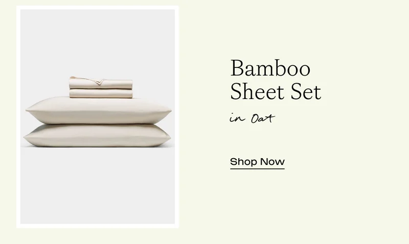 Bamboo Sheet Set in Oat - Shop Now