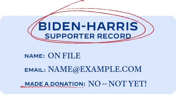 2024 Biden-Harris Supporter Record