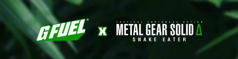 G Fuel x Metal Gear Solid Snake Eater