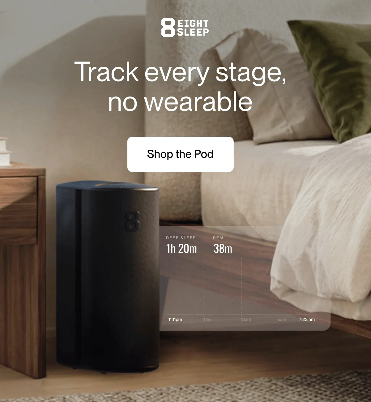 Track every stage, no wearable
