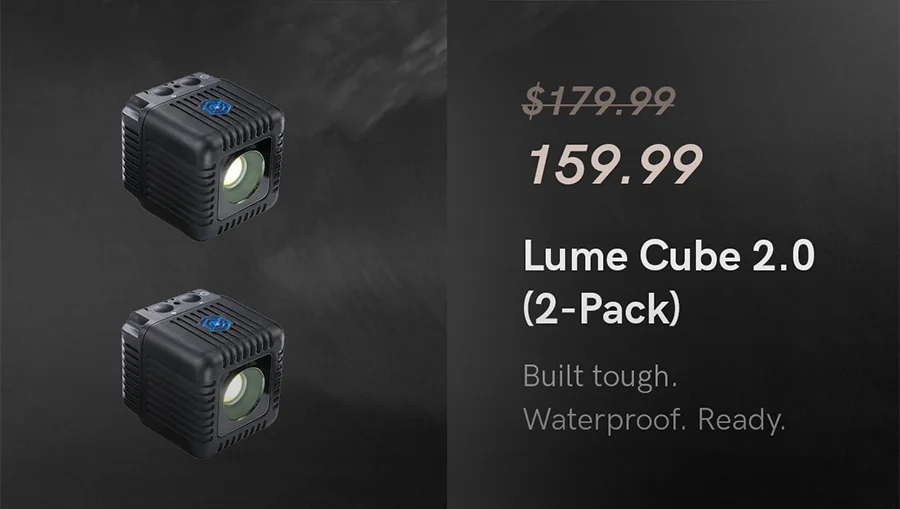 Lume Cube 2.0 (2-Pack) now for $159.99.