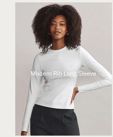 Modern Rib Long Sleeve