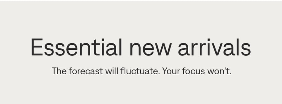 Essential new arrivals