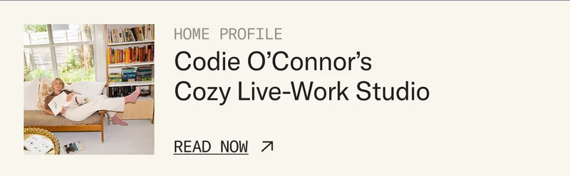 Codie O'Connor's Cozy Live-Work Studio