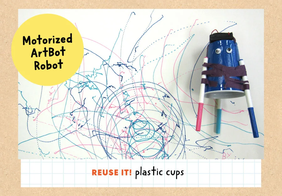 Motorized ArtBot Robot