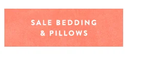 sale bedding and pillows