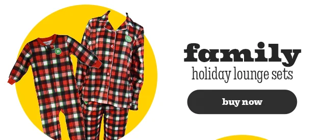 FAMILY HOLIDAY LOUNGE SETS
