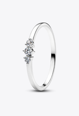 Pandora Era Lab-Grown Diamond Triple Stone Ring