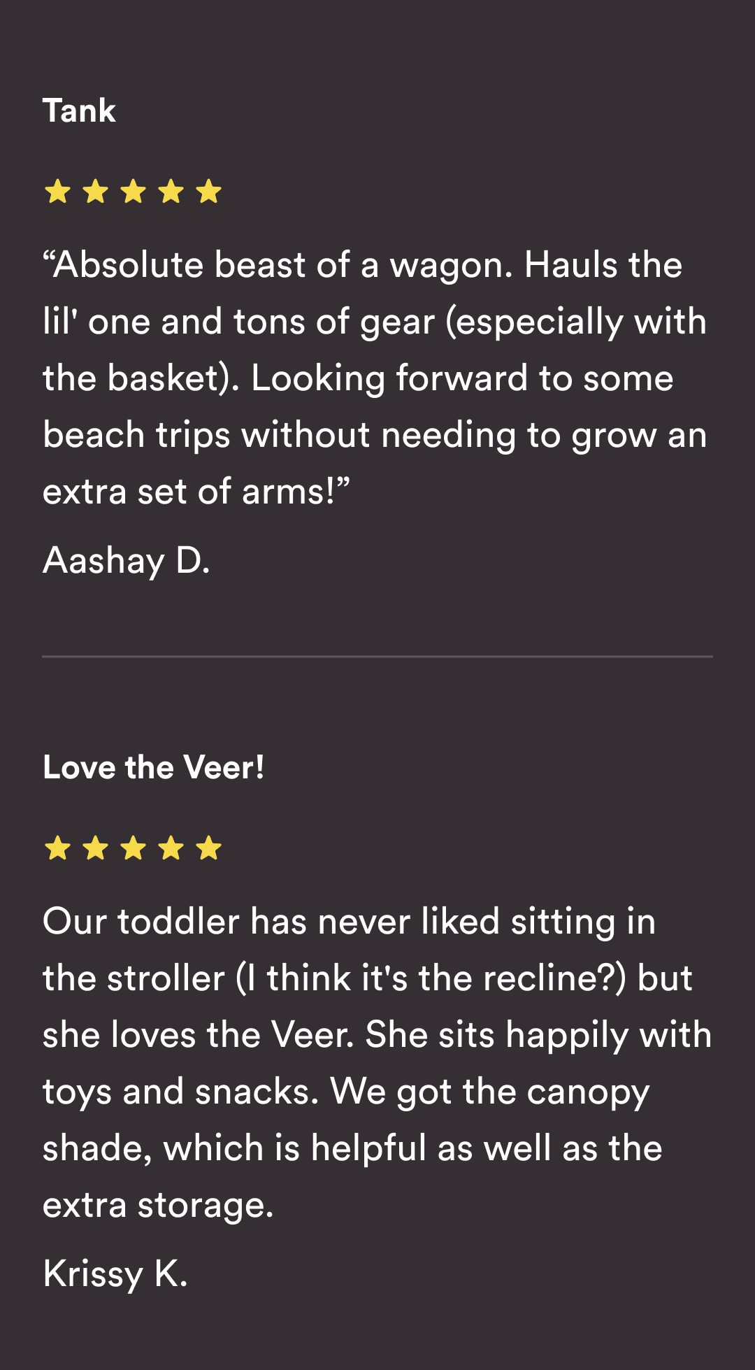 veer product reviews